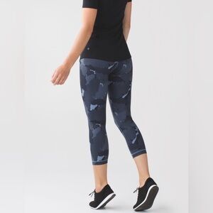 Lululemon High Times Pant *Full-On Luon
Palm Party Blue Denim Black guc sz 8